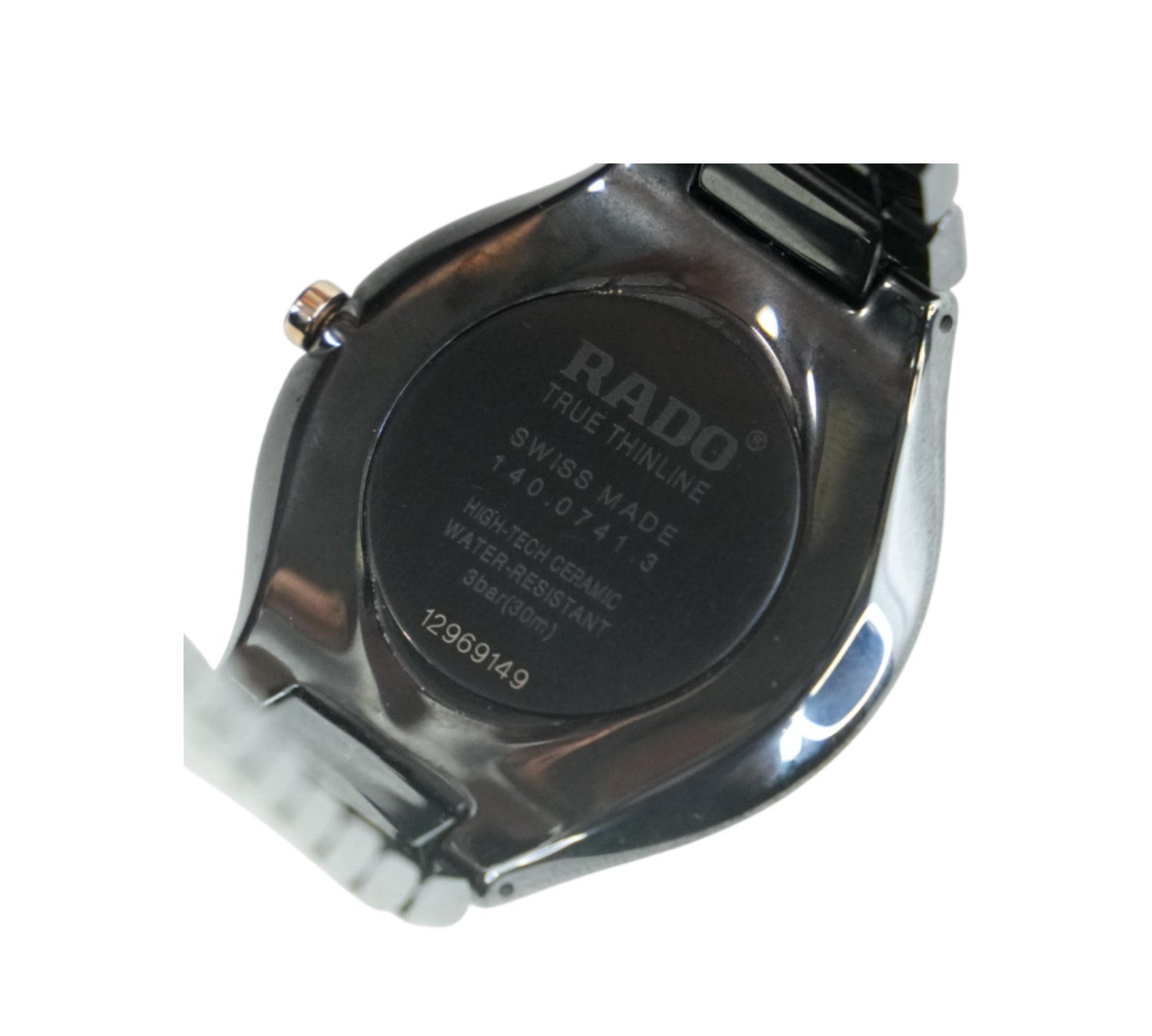 True Thinline Black Ceramic Watch