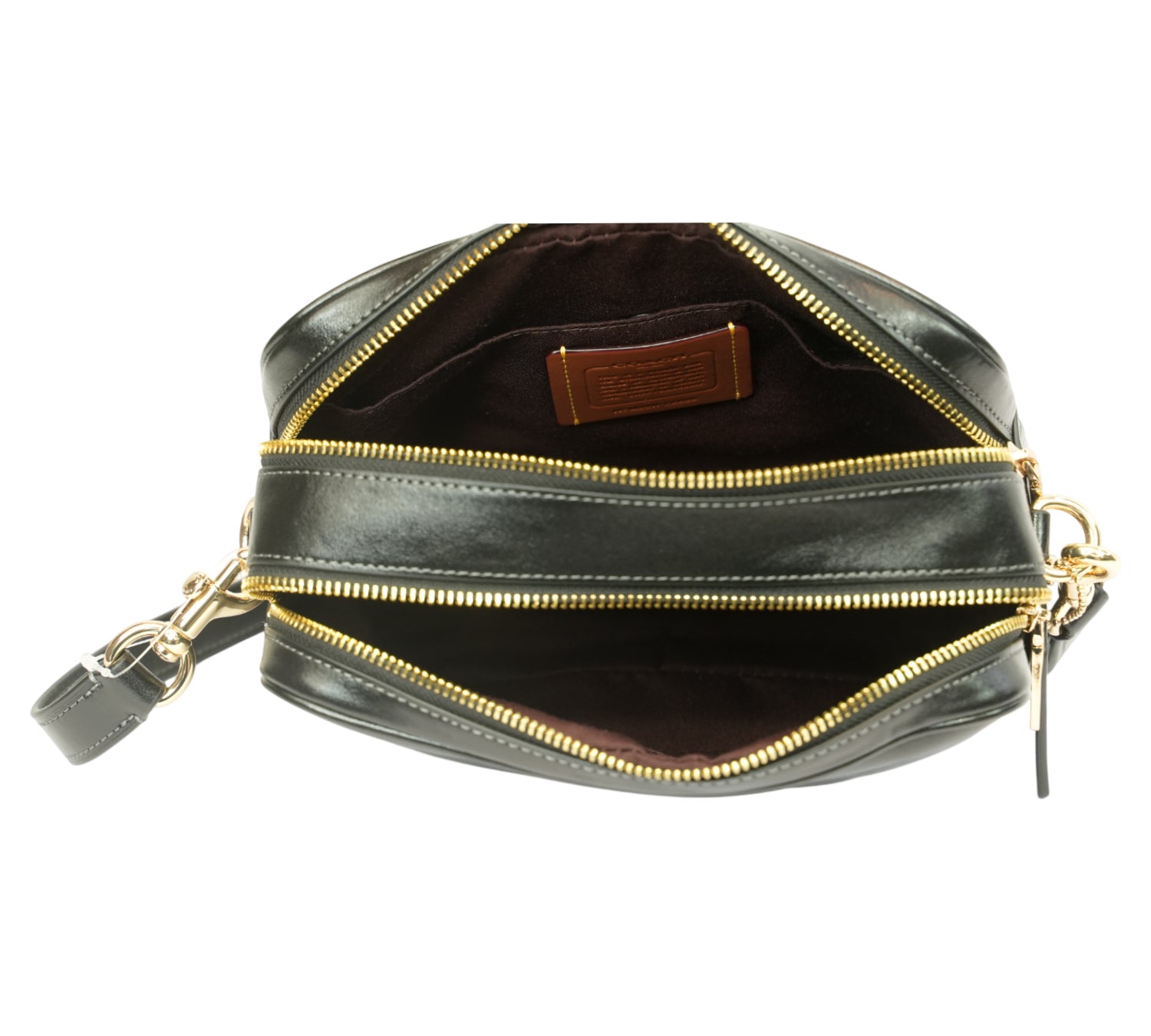 Black Carey Crossbody Bag
