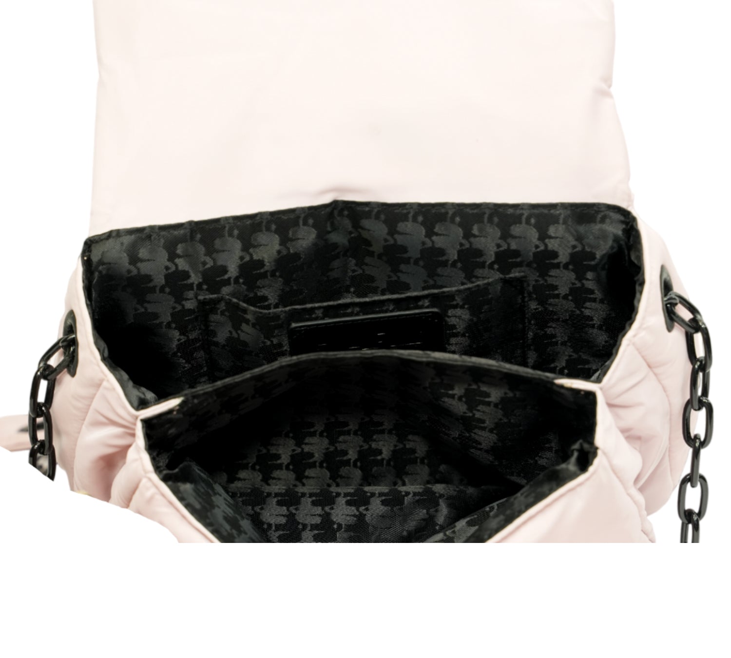 Pastel Jeans K/Letters Padded Flap Shoulder Bag
