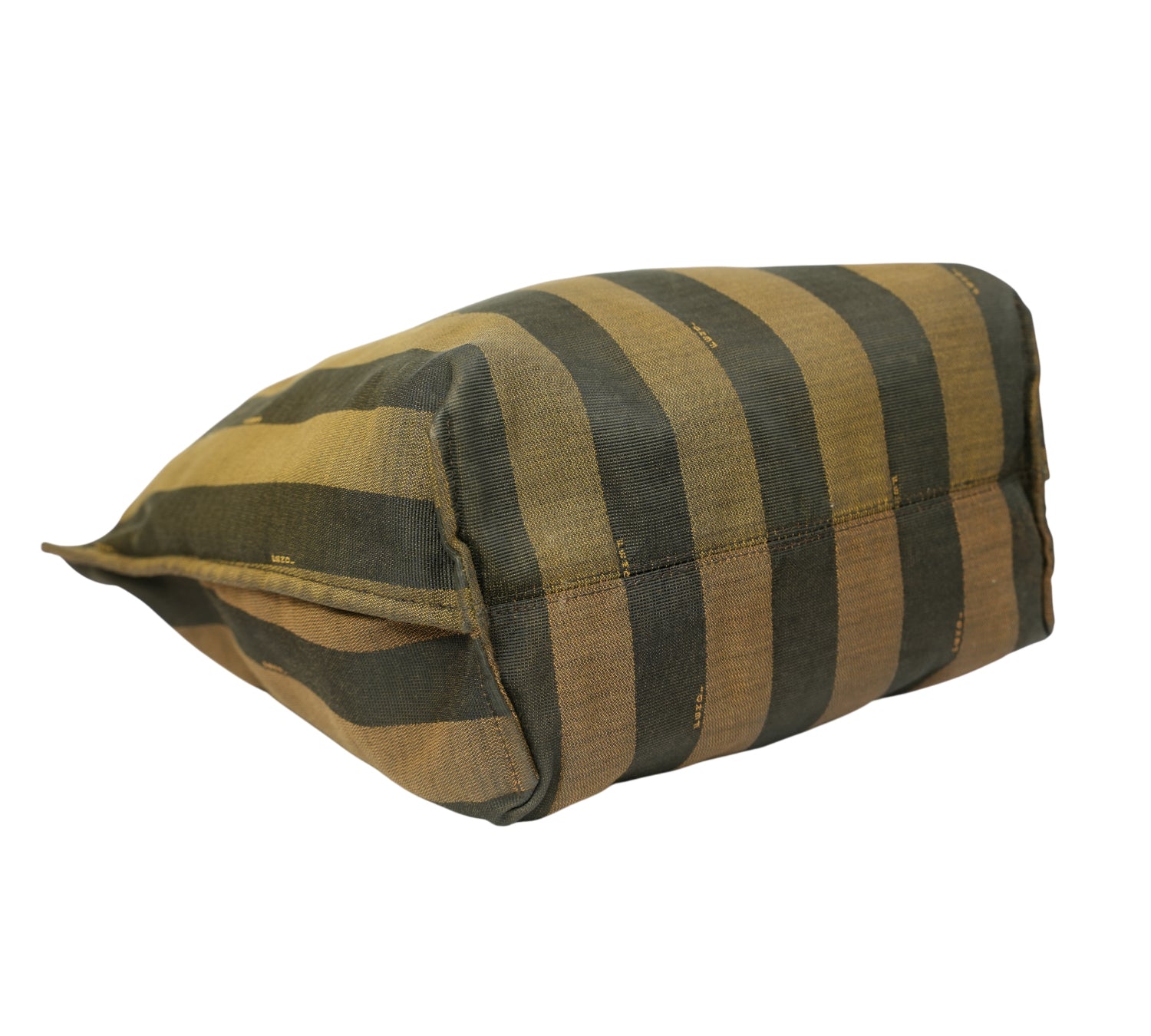 Vertical Open Pequin Canvas Shopping Tote