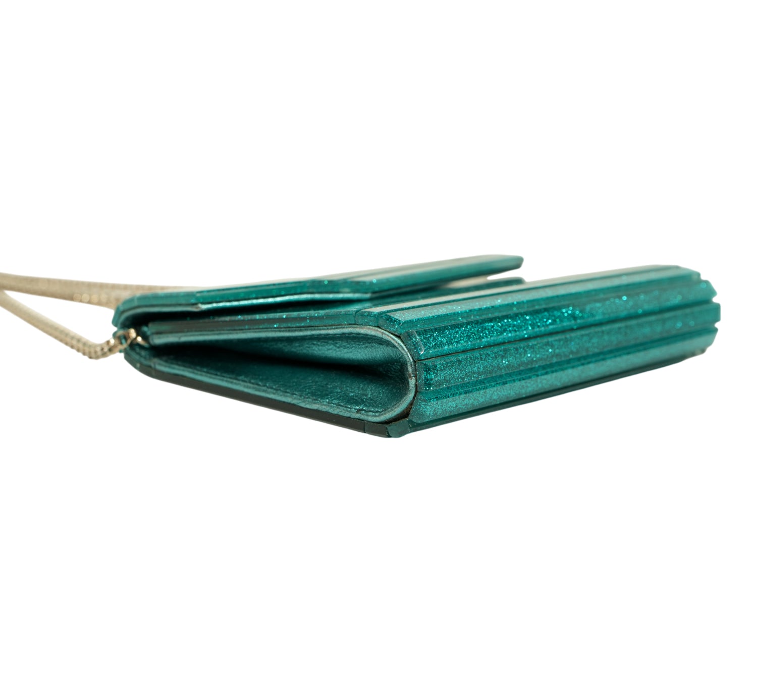 Jimmy Choo Candy Glitter Acrylic Clutch Bag
