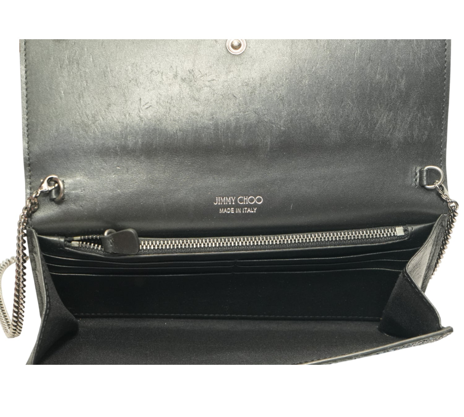 Emmie Coarse Glitter Clutch Bag
