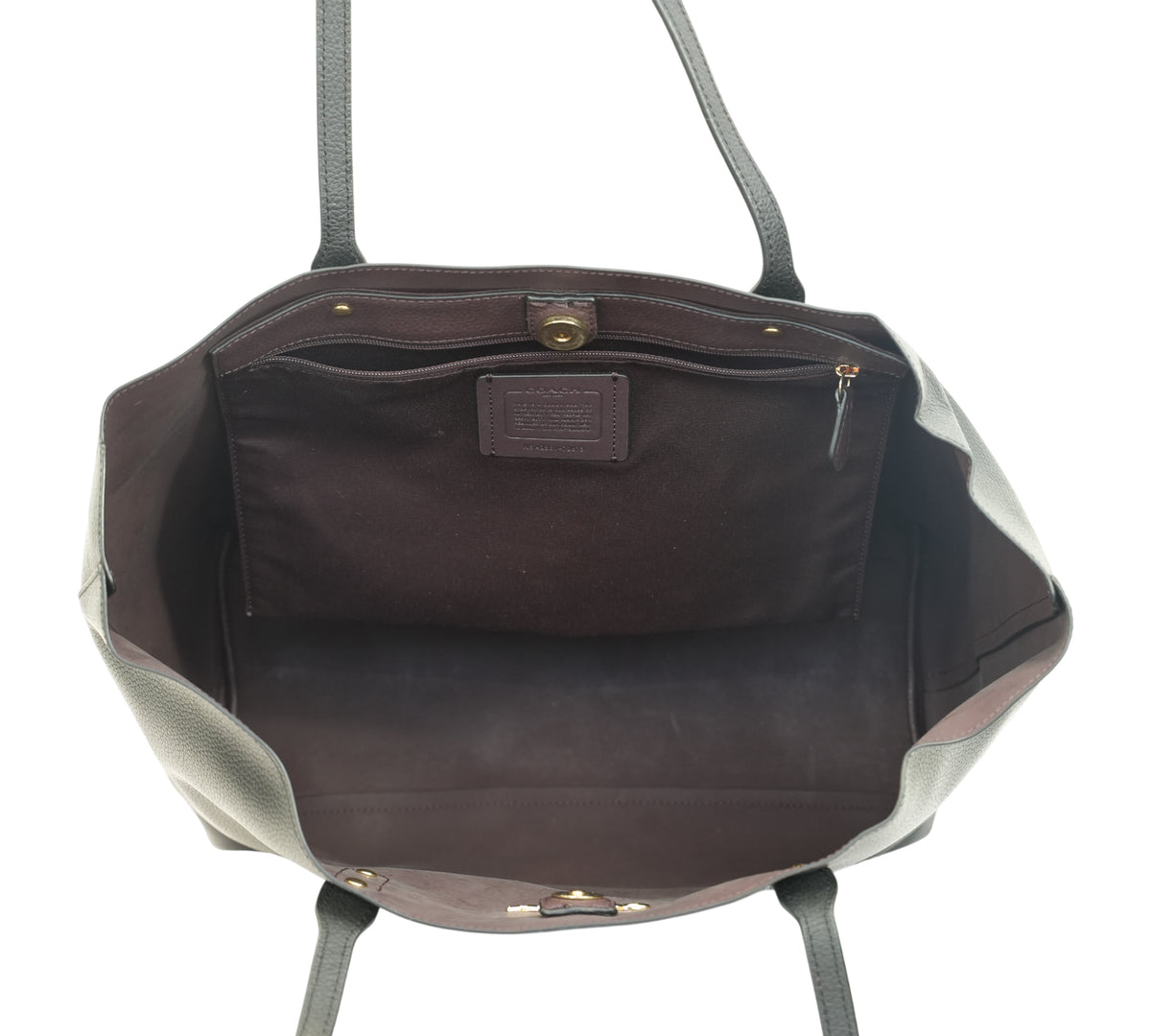 Coach Black Town Tote