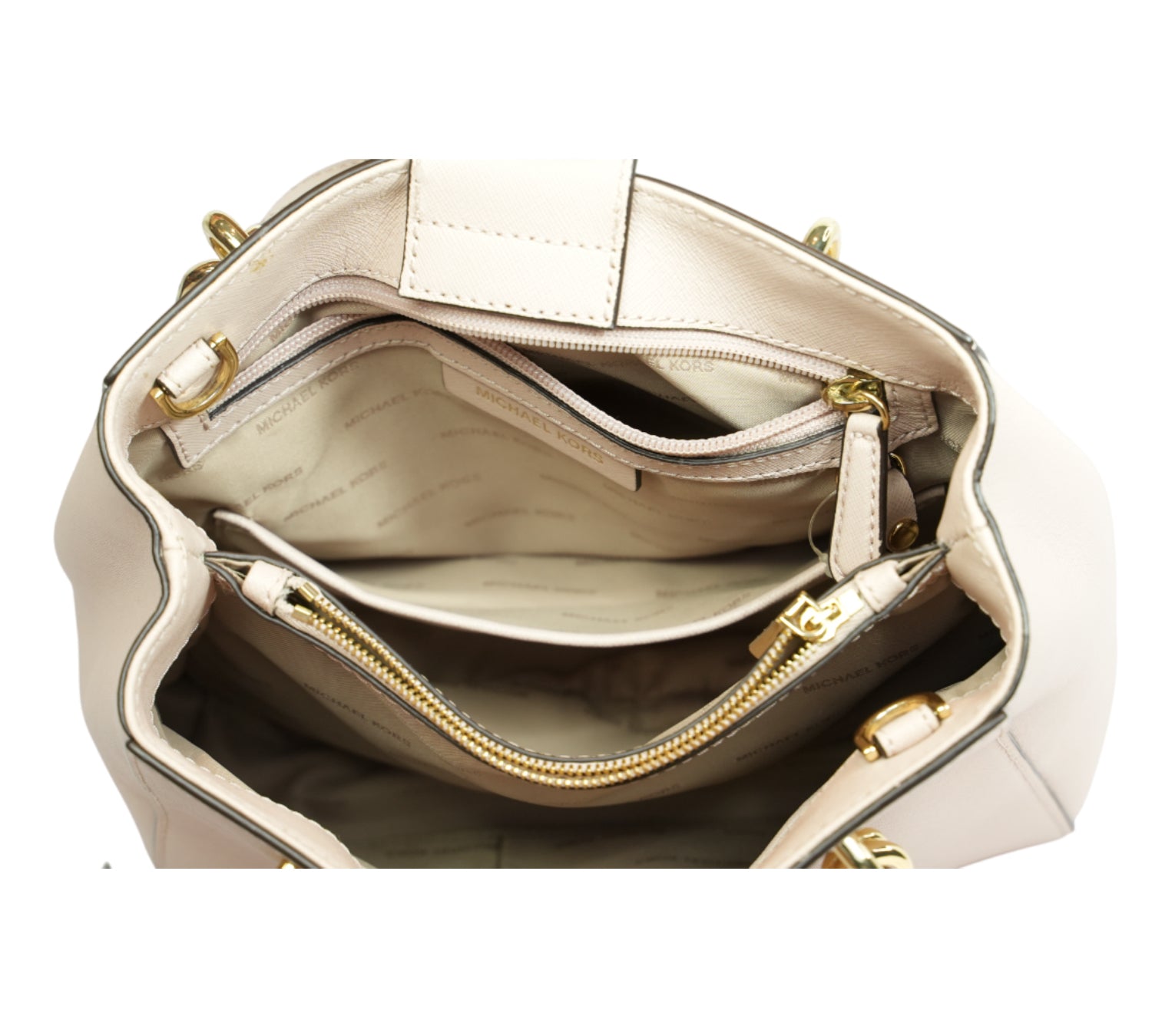 Soft Pink Cynthia Medium Saffiano Leather Satchel
