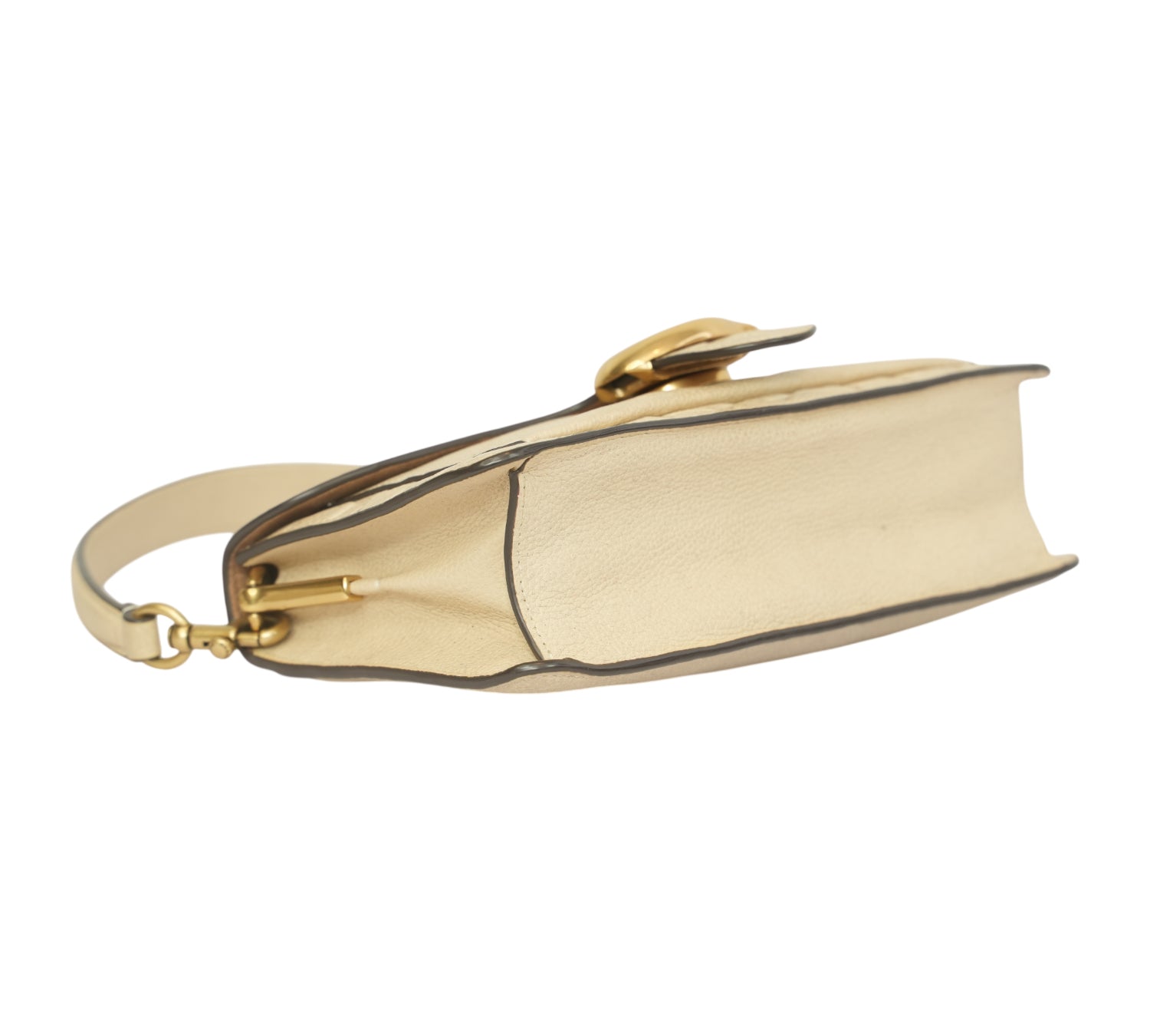 Ivory Signature Leather Tabby Shoulder Bag