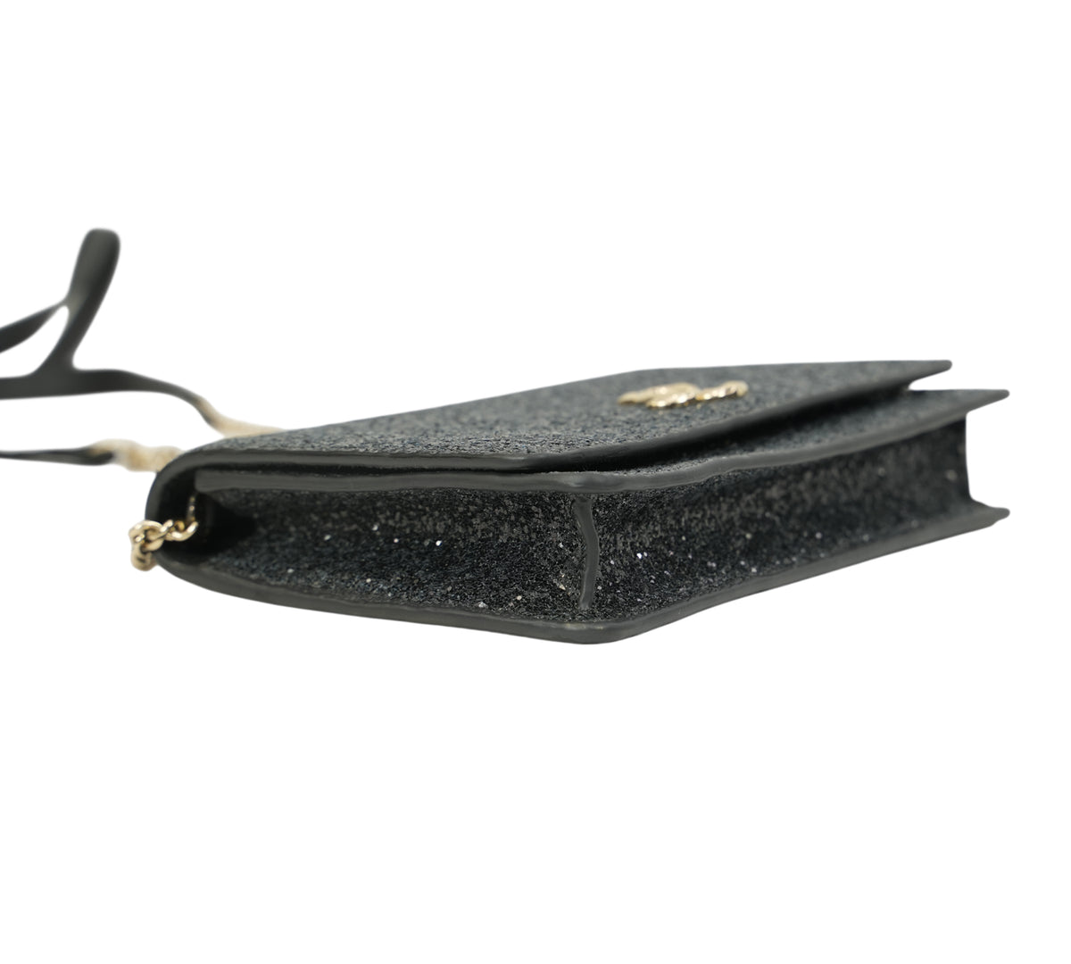 Jimmy Choo Palace Coarse Glitter Crossbody Bag
