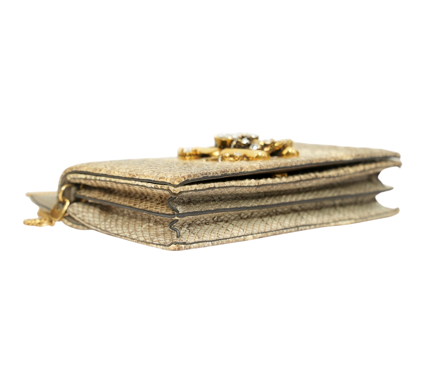Python-Print "Mirror Snake" Shoulder Bag