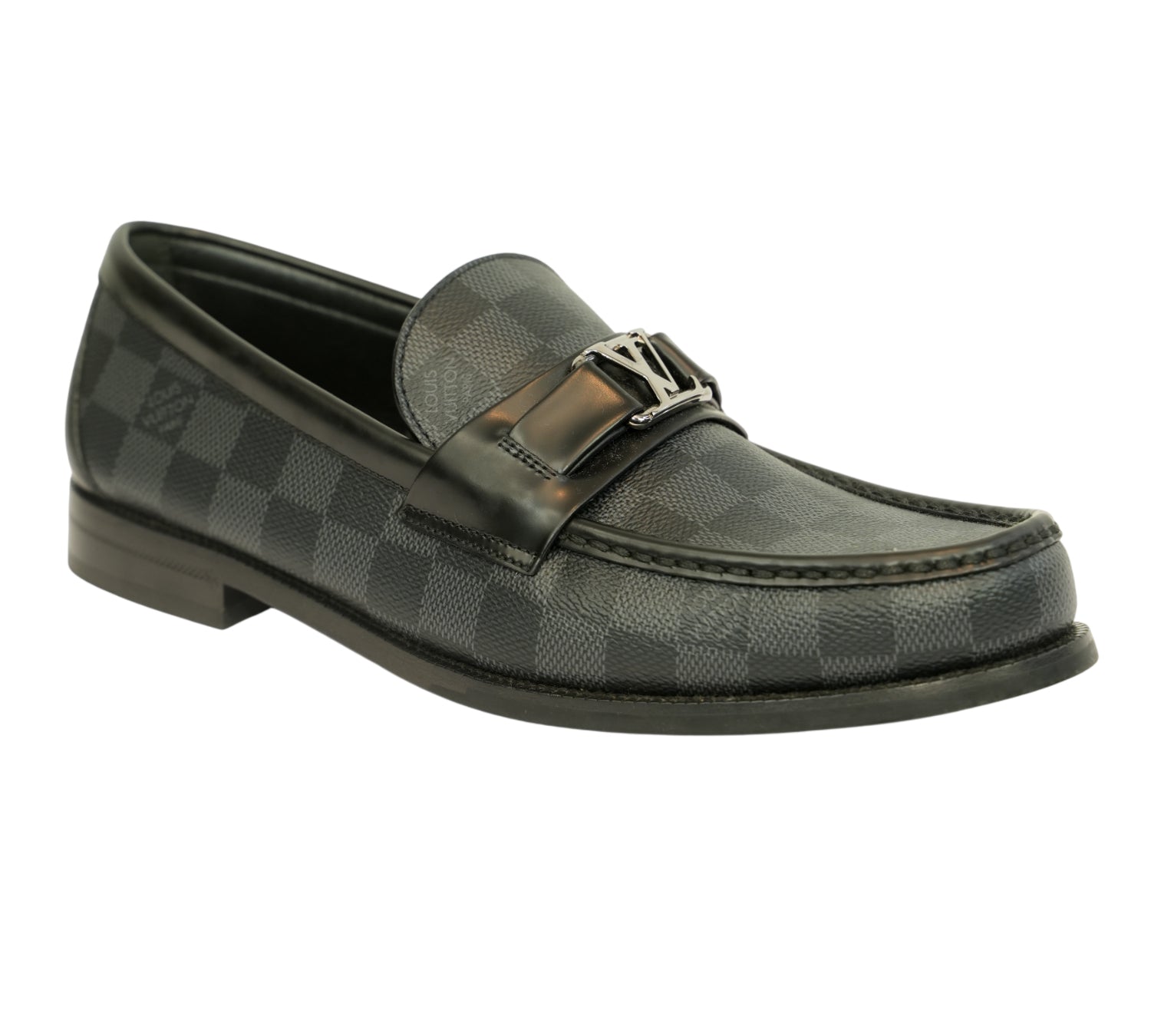Damier Graphite Major Loafers Size - 7 UK