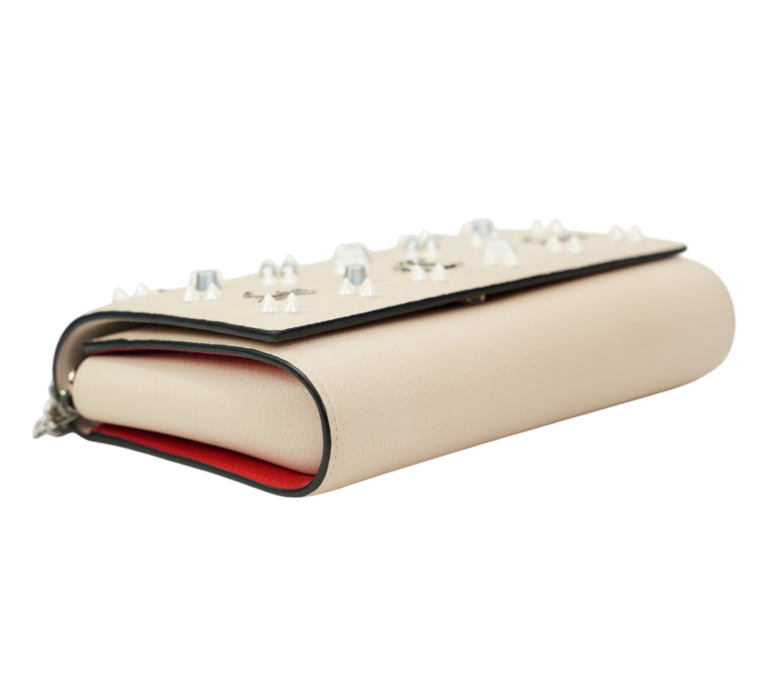 Christian Louboutin Craie Paloma Embellished Leather Shoulder Bag