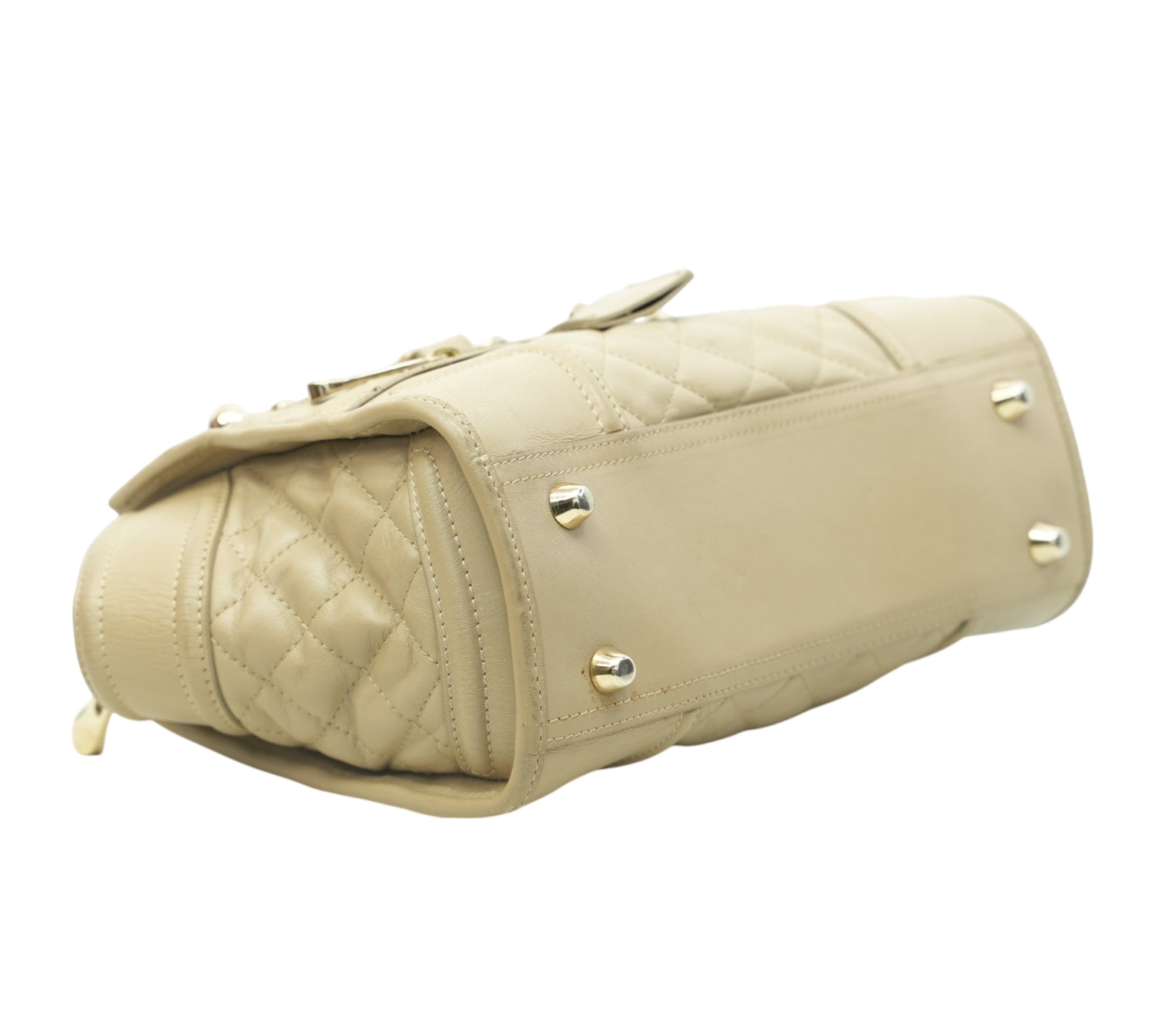 Quilted Leather Small Manor Bag