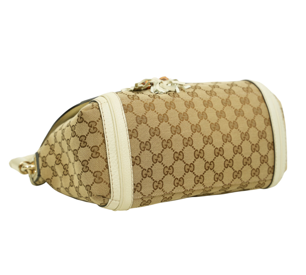 GG Canvas Medium Bella Flap Shoulder Bag