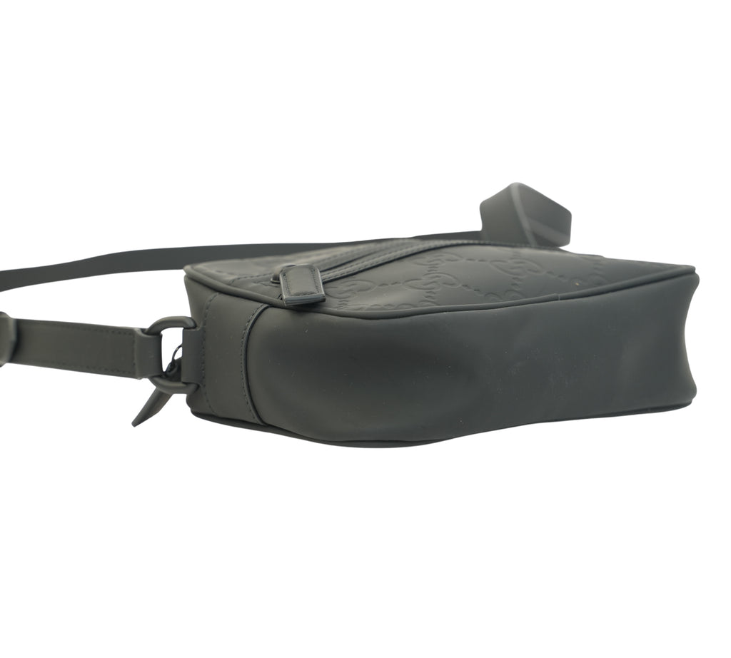 GG Rubber Effect Leather Crossbody Bag