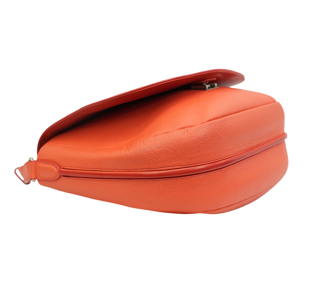 Orange Trotteur Messenger Bag