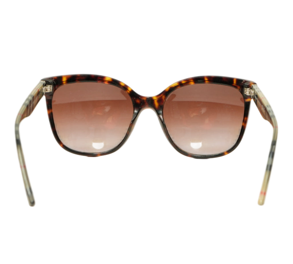Check-Temple Square Butterfly Sunglasses