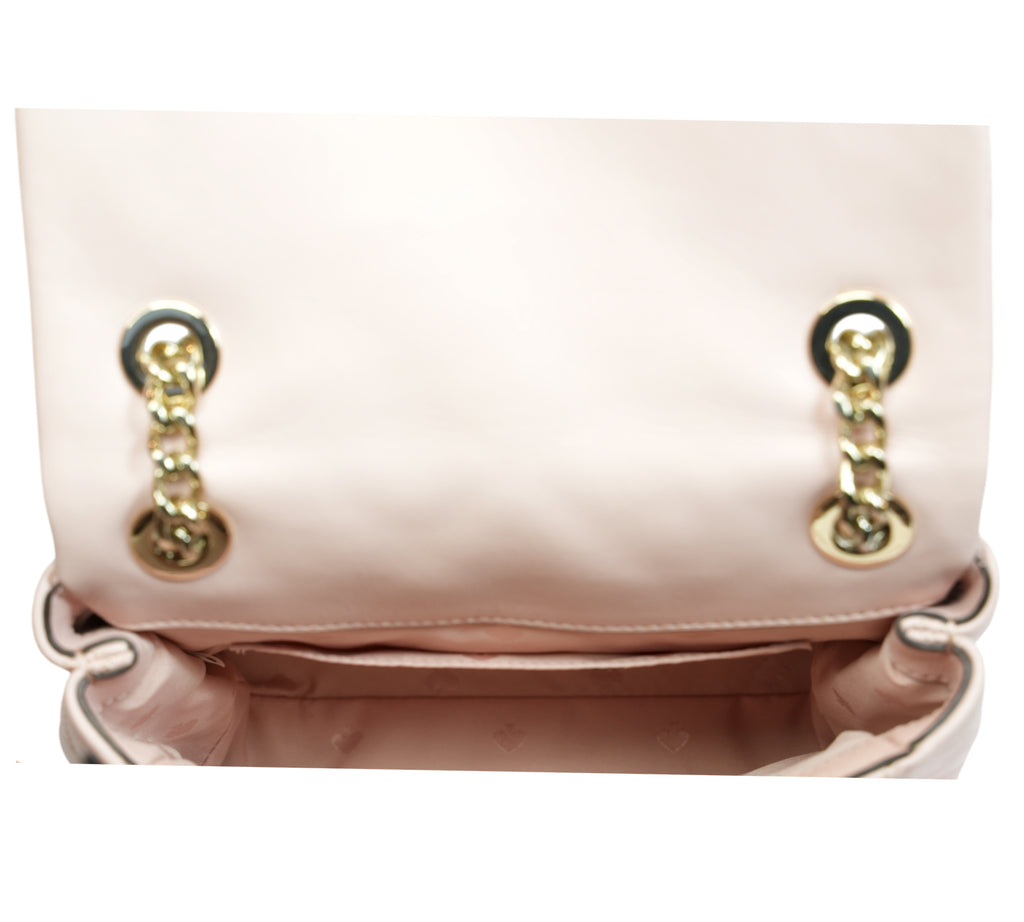 Rose Smoke Natalia Small Flap Crossbody Bag