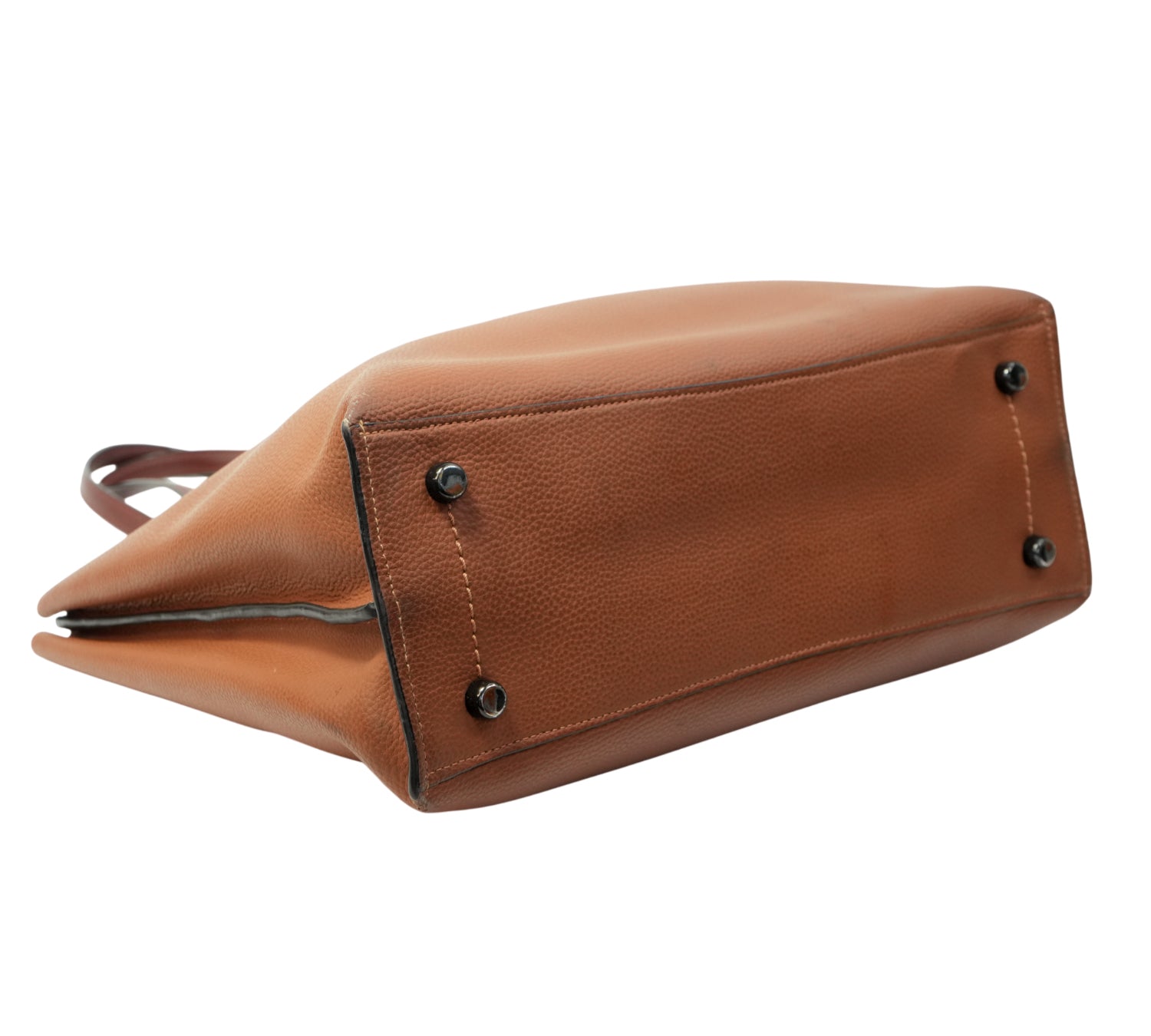 Coach Colorblock Polished Pebble Leather Willow Tote