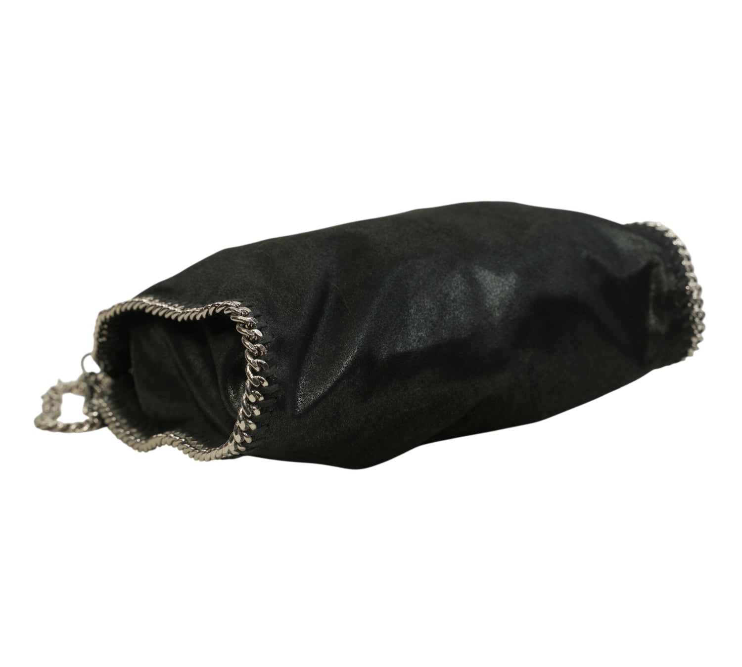 Black Falabella Fold-Over Tote Bag