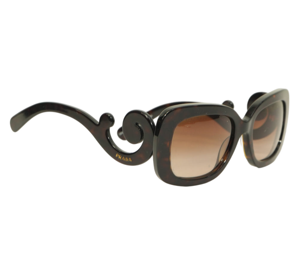Minimal Baroque Square Sunglasses