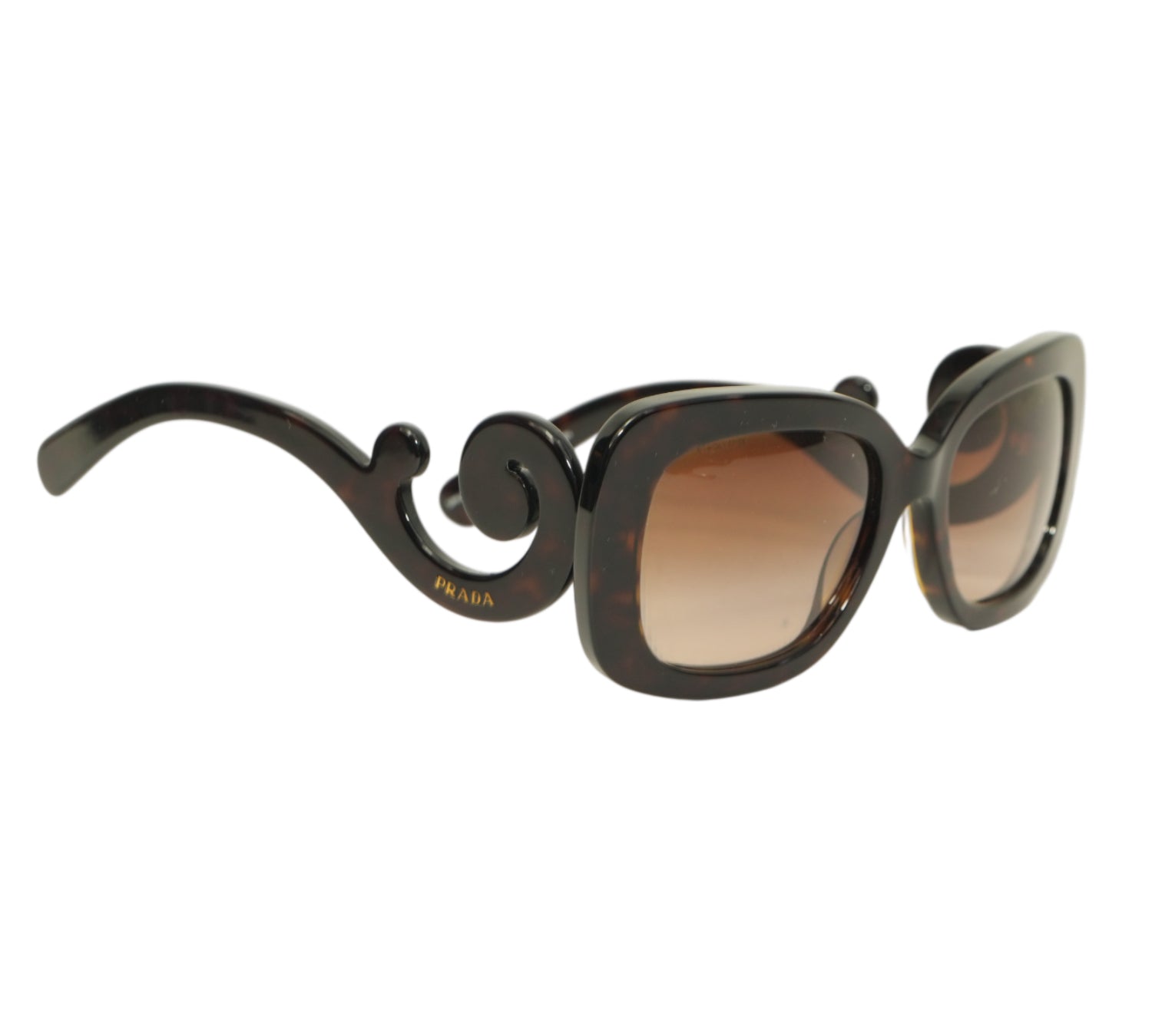 Prada  Minimal Baroque Square Sunglasses