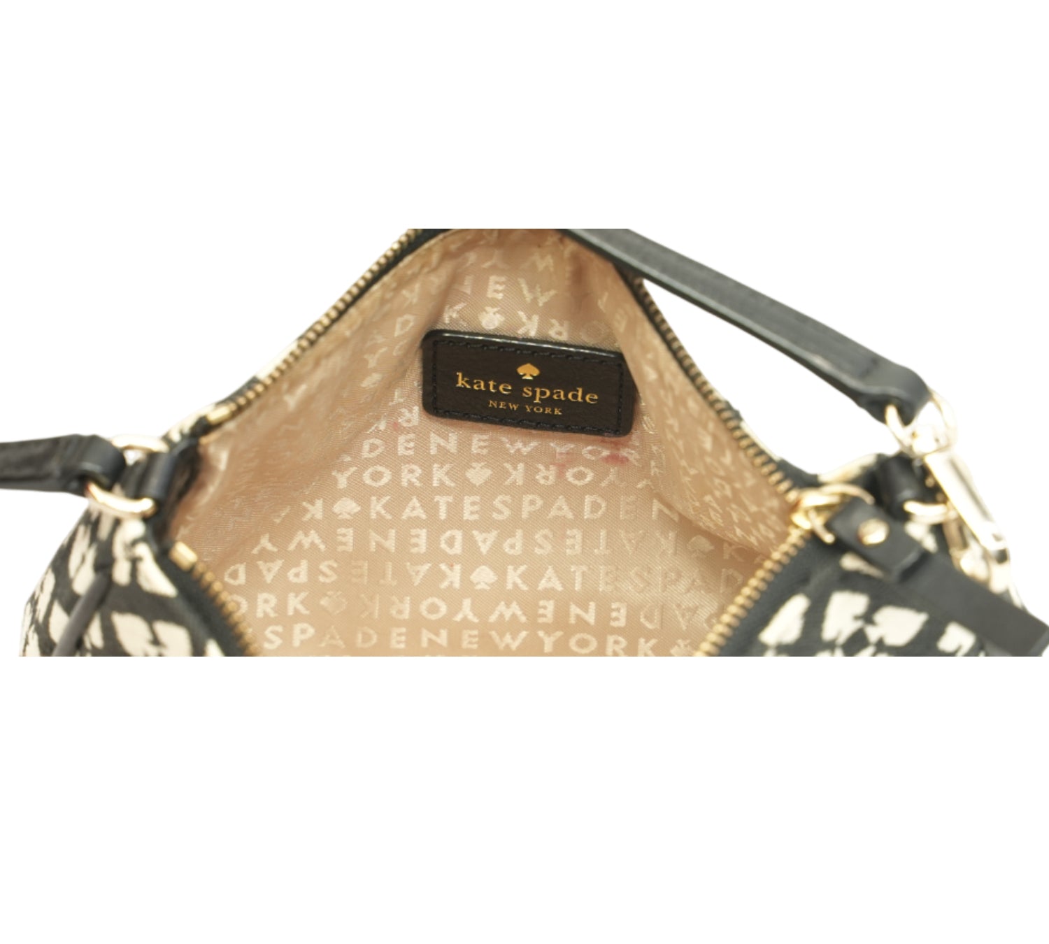 Classic Spade Linet Stripe Wristlet