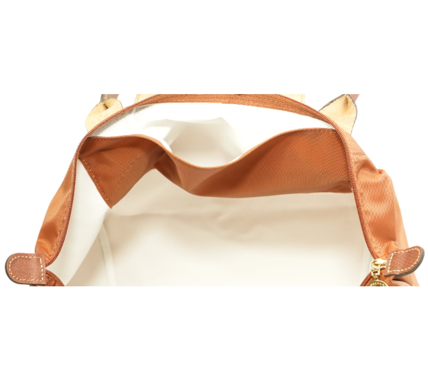 Cognac Le Pliage Original L Shoulder Bag
