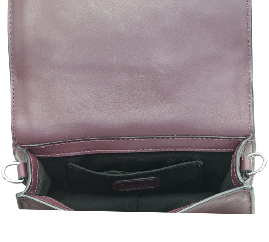 Burgundy K/Klassik Pins Fringe Crossbody Bag