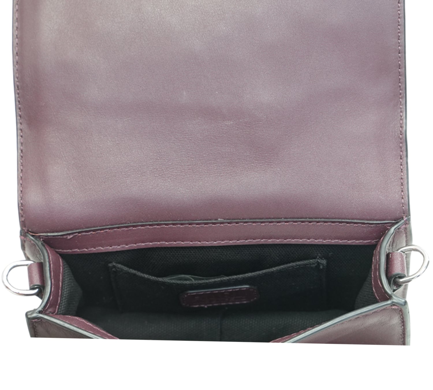 Burgundy K/Klassik Pins Fringe Crossbody Bag