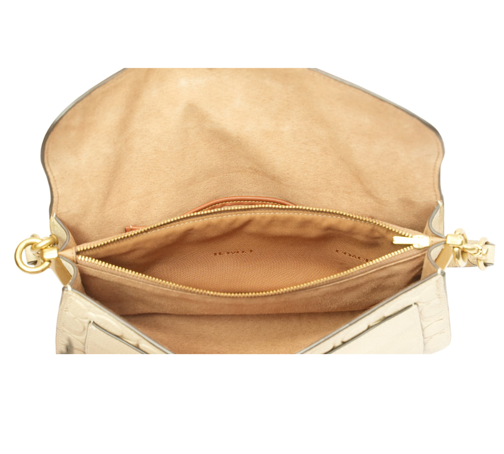 Ivory Signature Leather Tabby Shoulder Bag