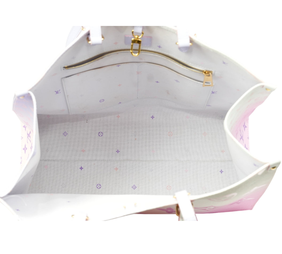  Louis Vuitton Limited Edition Sunrise Pastel Monogram Canvas Onthego GM Tote Bag
