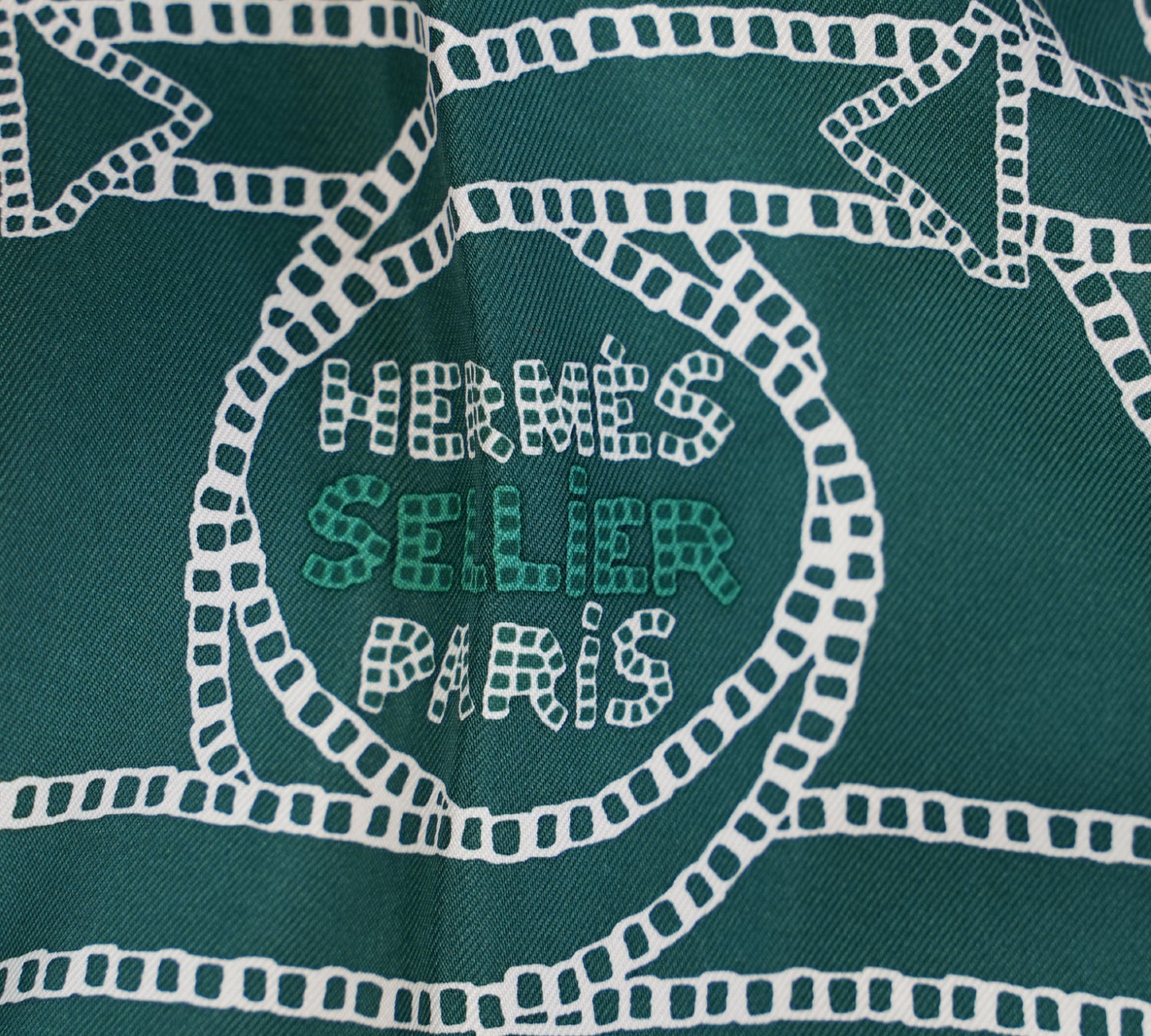 Green Eperon D'Or Sellier Scarf