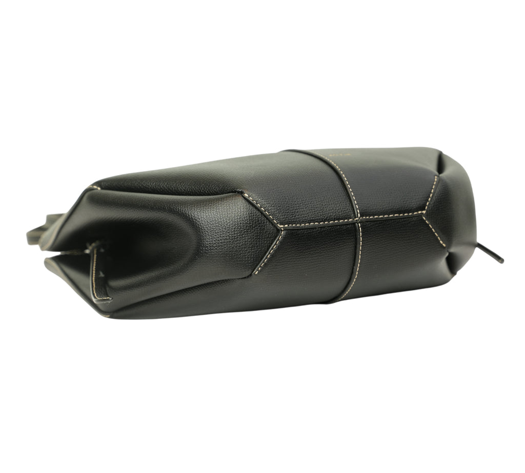 Cyme Small Edition Textured Black Ecru Bag