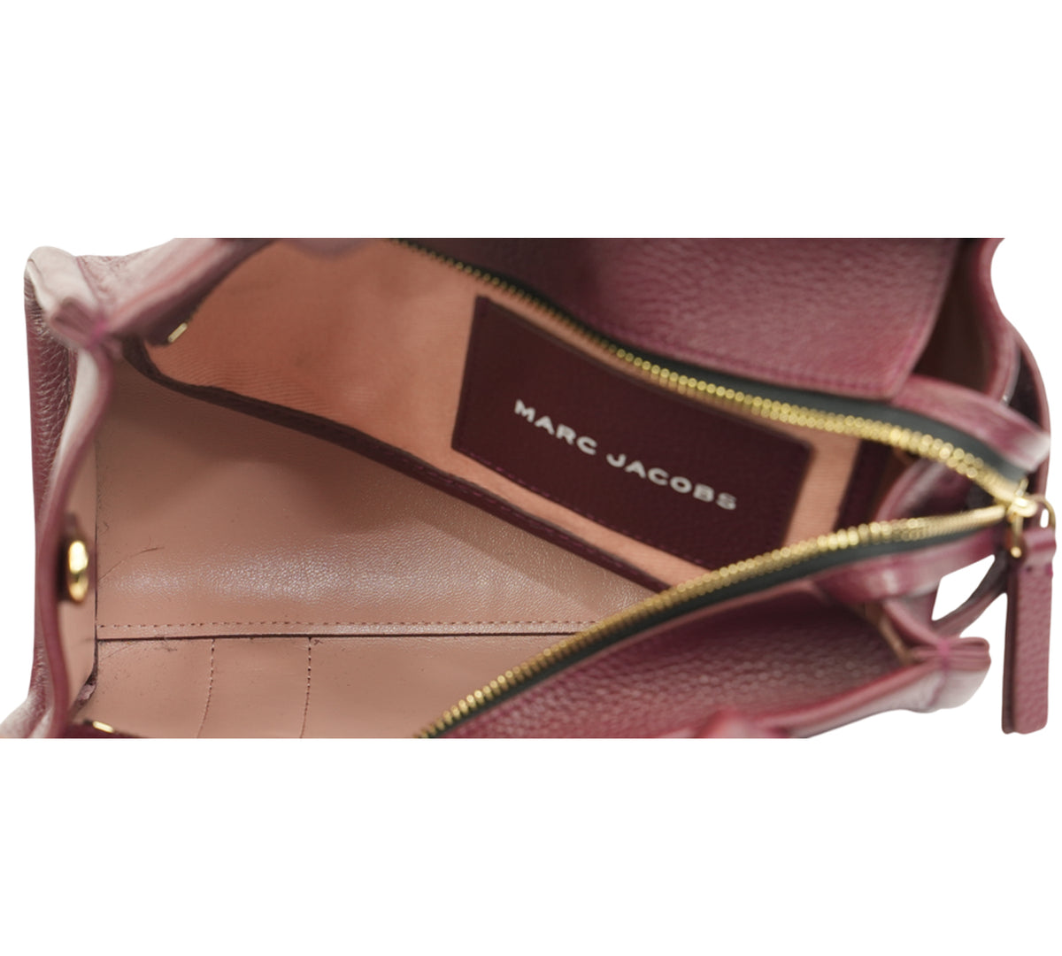 Marc Jacobs Cherry Leather Small Tote Bag