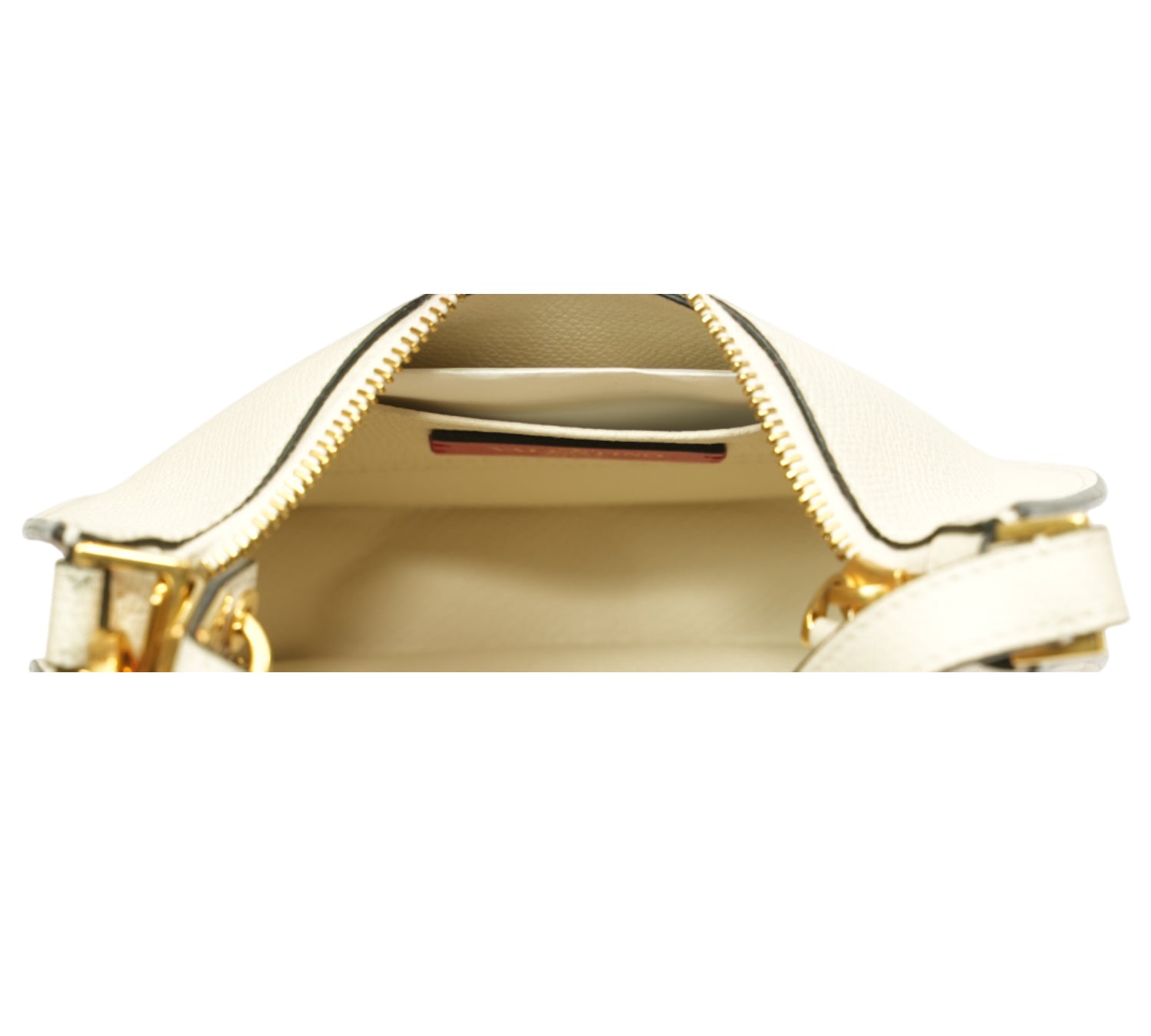 Light Ivory Mini VLogo Signature Hobo Bag