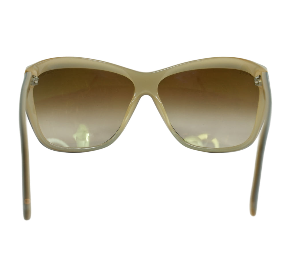 Two-Tone Oversized Sunglasses