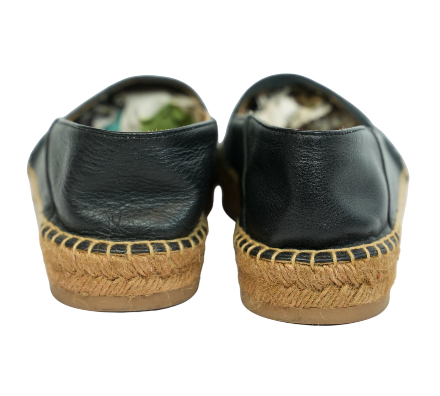 Black Woody Flat Espadrille Size - 39 Eur