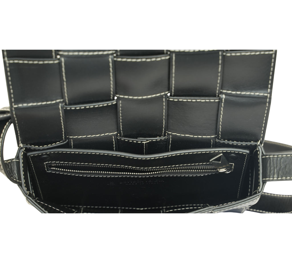 Black Cassette Crossbody Bag