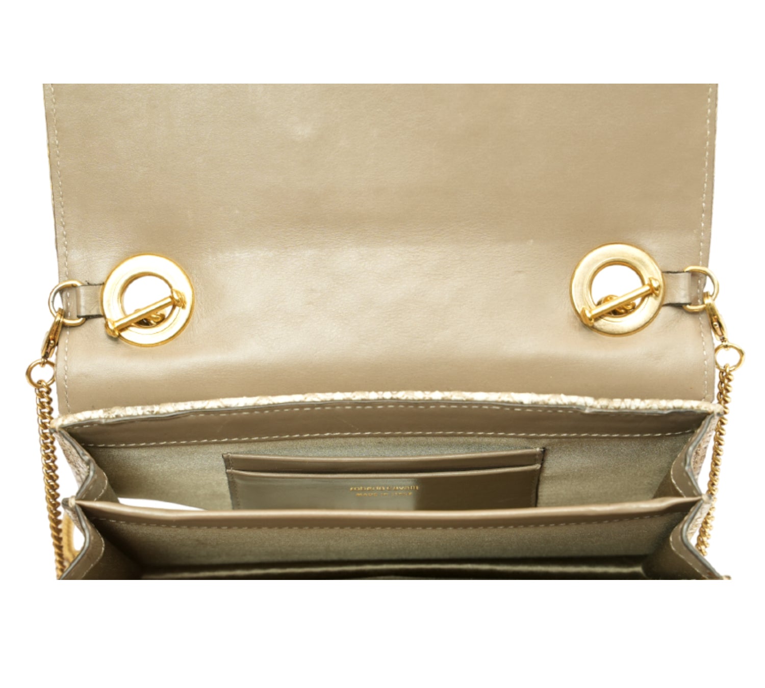 Python-Print "Mirror Snake" Shoulder Bag