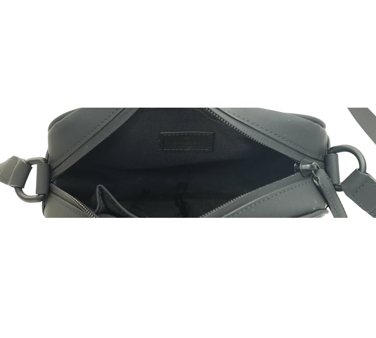 Gucci   GG Rubber Effect Leather Crossbody Bag