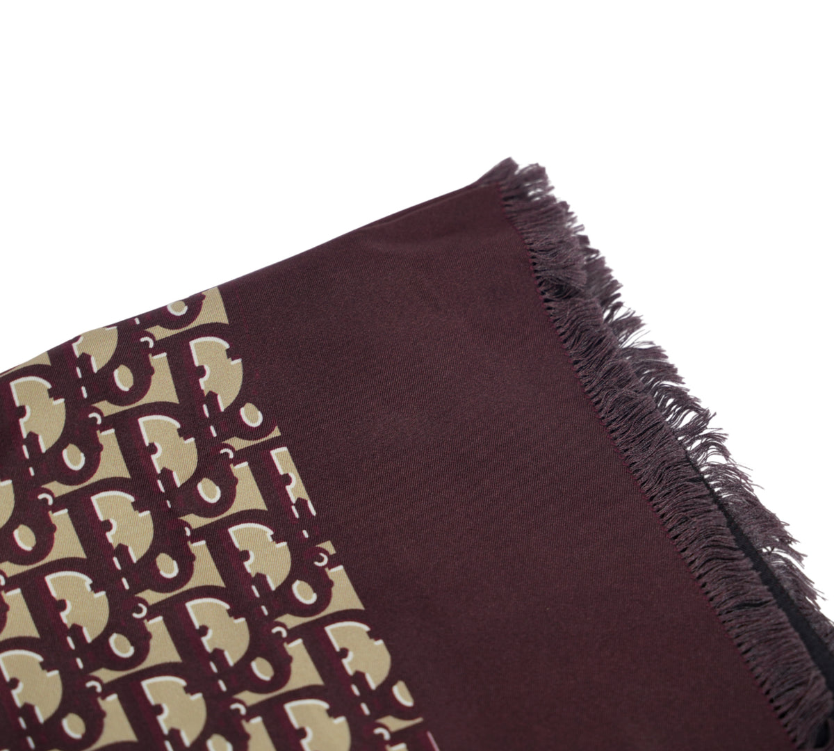 Christian Dior Diortwin Reversible Oblique Silk Scarf