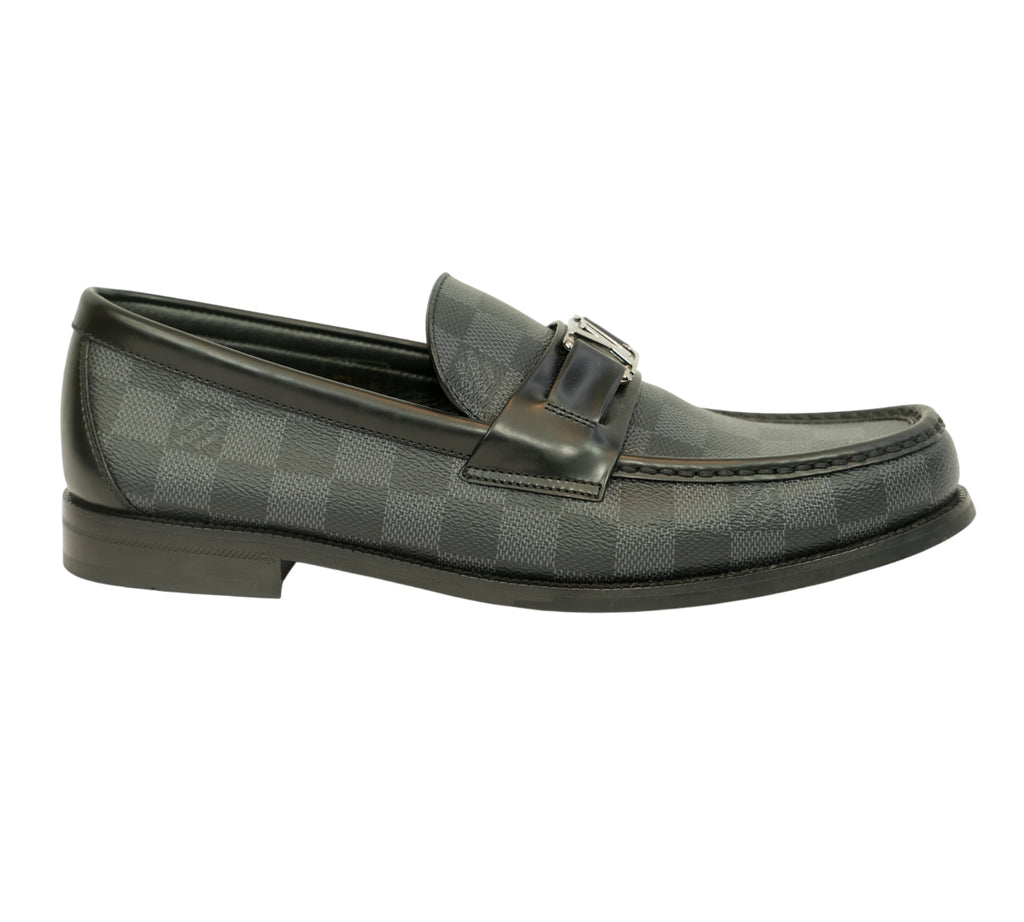 Damier Graphite Major Loafers Size - 7 UK
