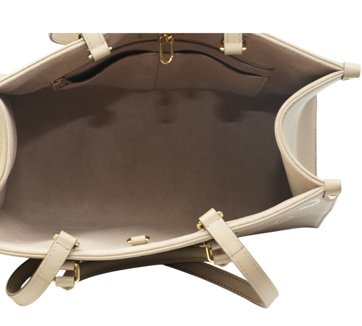  Louis Vuitton Tourterelle OnTheGo MM Tote