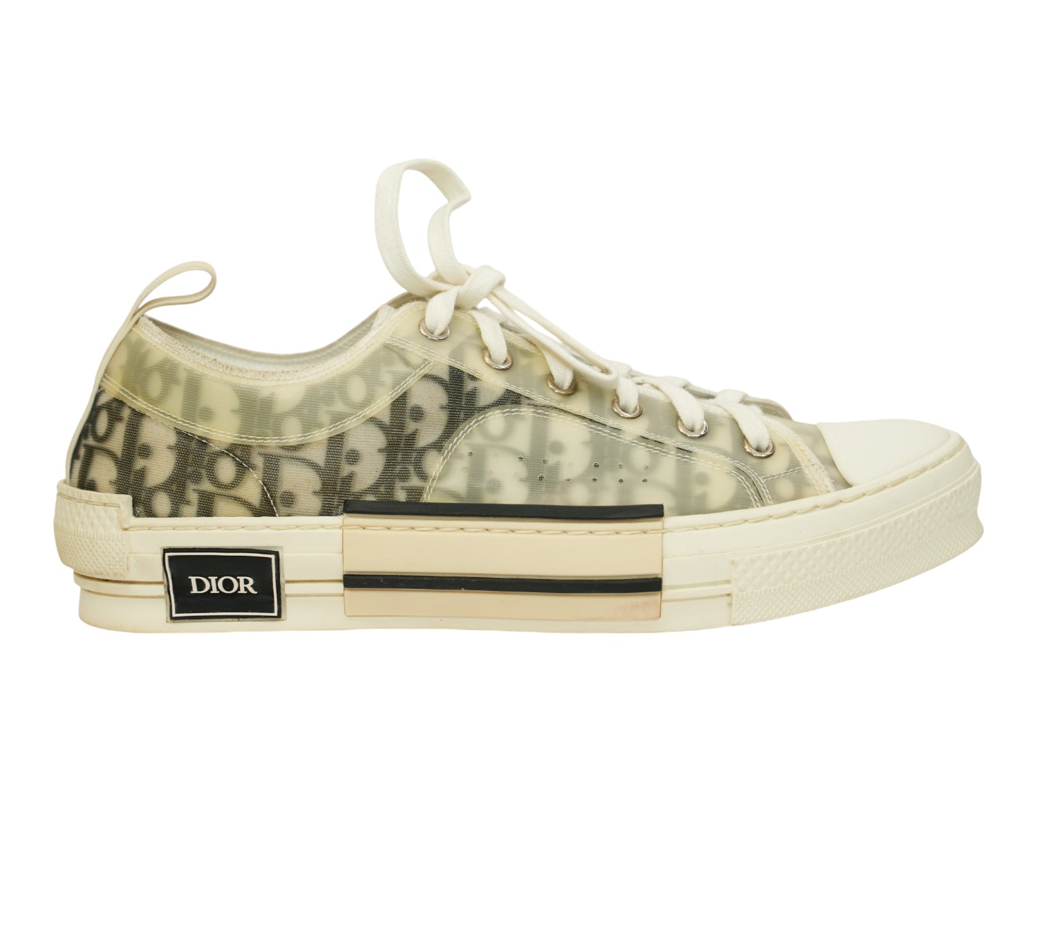 Oblique Canvas Low-Top Sneaker Size 42 - Eur