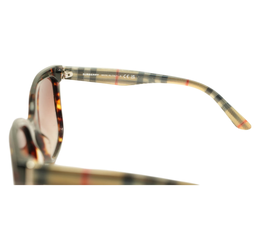 Check-Temple Square Butterfly Sunglasses