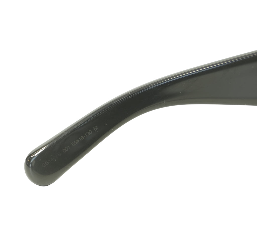 Black Square Wrap Sunglasses