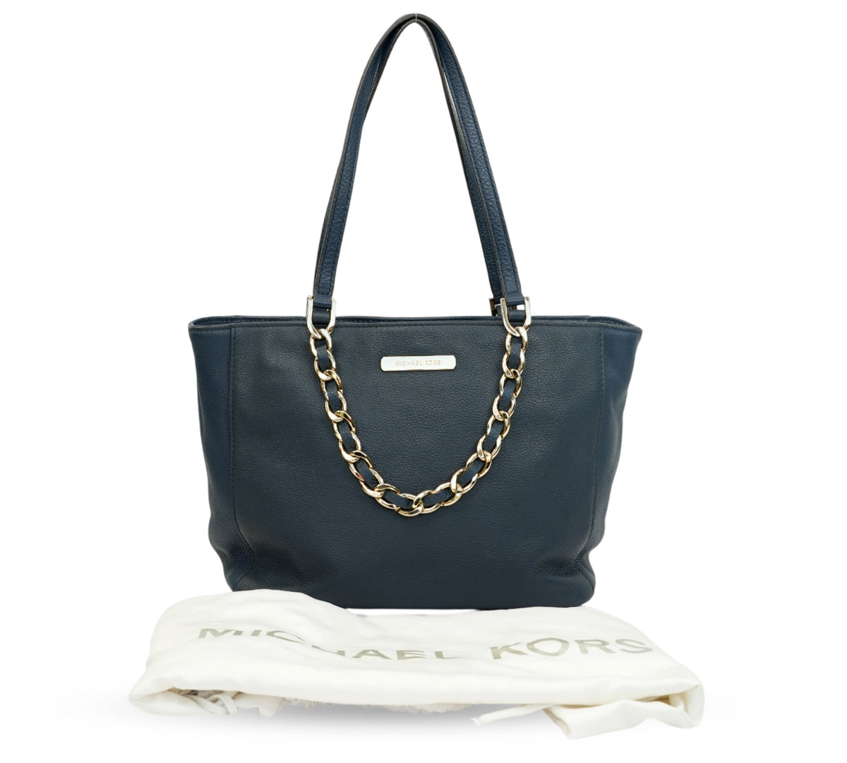 Michael Kors Navy Blue Harper East West Tote