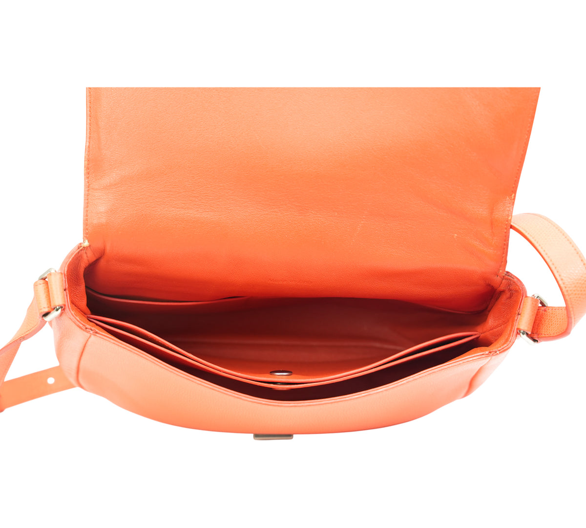 Celine  Orange Trotteur Messenger Bag