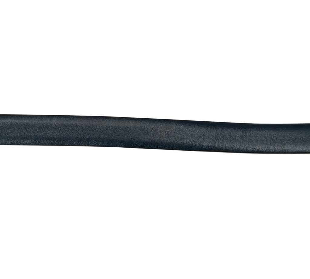 Navy Blue Reversible & Adjustable Gancini Belt Size - 85 Cm