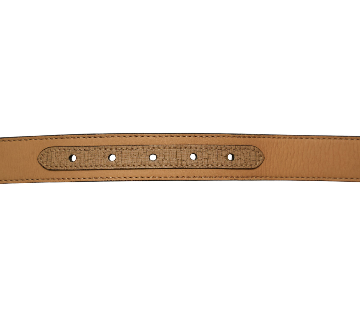 Fendi  Caramel Reversible Leather Belt Size - 95 Cm