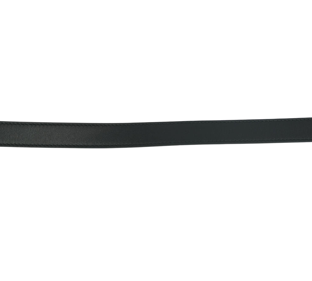 GG Marmont Black Leather Belt Size - 80 Cm