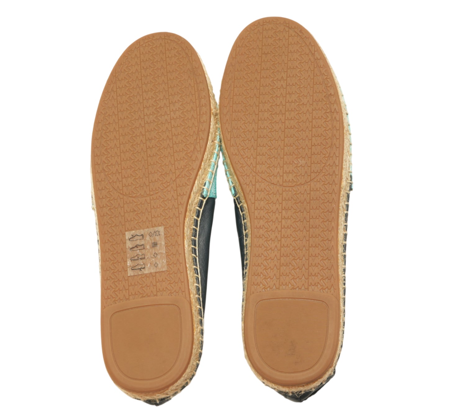 Michael Kors Kendrick Logo & Leather Slip-On Espadrille Size 37.5 - Eur
